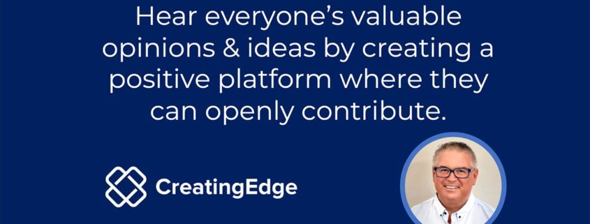 Hear Everyones Valuable Opinion & Ideas By Creating the Platform